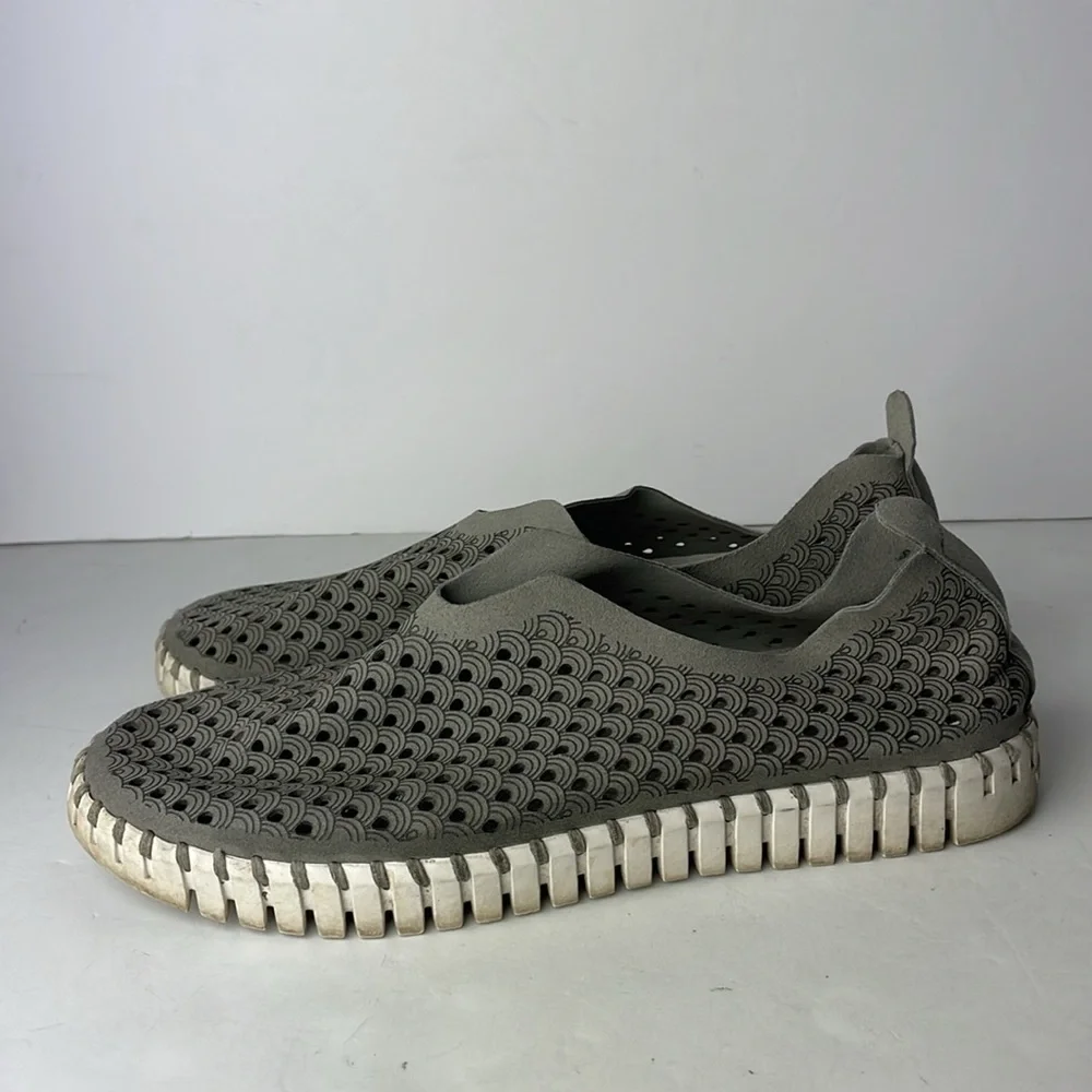 Ilse Jacobsen Tulip Perforated Minimalist Flats Loafers